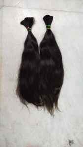 Nouvellement Arrivée Machine Trame Humain Cheveux Bruts En Vrac Bundles avec Emballage De Taille Personnalisée À Vendre Par Les Exportateurs Indiens - Product Image 5