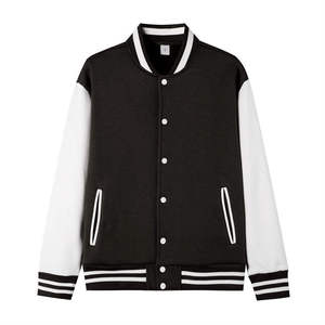Blouson universitaire femme multicolore style tendance avec patch brodé coupe ample, Nouveauté automne 2026, Col rond, Fournisseur mondial - Product Image 2