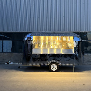 Chariot de vente mobile de nourriture et de boissons 2021 Meilleure vente de camion de remorque de restauration rapide mobile en plein air Chariot personnalisé - Product Image 5