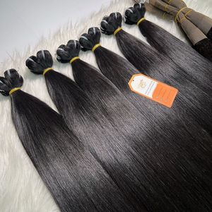 Wholesale Vietnamese Raw Bundles Natural Straight Long Length Virgin Cuticle Aligned <b>Machine</b> Double Weft Hot Selling Product - Product Image 6