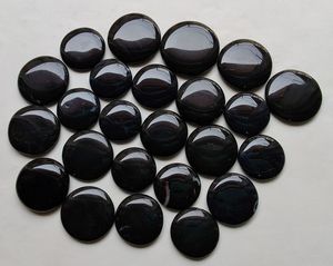 Wholesale Natural Black Onyx Cabochon | Oval Polished Black Onyx Loose Gemstone | Wholesale Jewelry Making Stone - Product Image 1