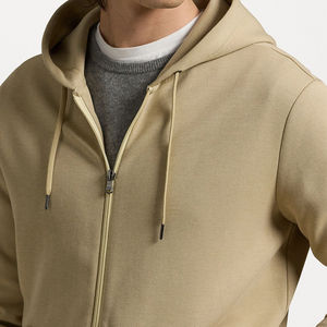 Sudadera con Capucha Extra Larga para Invierno, Estilo Urbano, con Cierre, Bordado Digital y Detalles con Cuentas para Hombre - Product Image 6