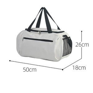 Lightweight Duffel <b>Bag</b> Travel Gym Overnight <b>Tote</b> Shoulder Handbag with Front <b>Zip</b> Pocket and Side Mesh Pocket - Product Image 3