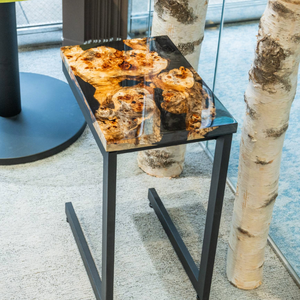 โต๊ะกาแฟเรซิ่นอีพ็อกซี่ที่ทันสมัยสำหรับห้องนอนและห้องนั่งเล่นเฟอร์นิเจอร์ที่เป็นเอกลักษณ์จากญี่ปุ่นโต๊ะข้างสำหรับเตียง - Product Image 6