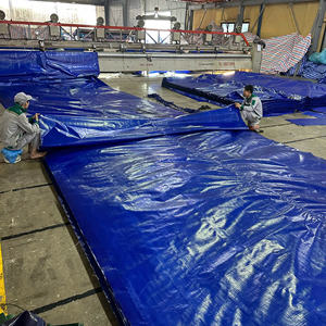 Bâche en PE haute durabilité, très résistante, grande capacité, bleu foncé, couleurs et tailles au choix, bâche imperméable pour extérieur - Product Image 6