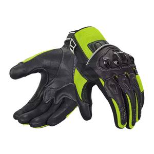 Gants de moto en cuir, de protection, de course, unisexes, à doigts entiers, imperméables, respirants, avec protection des articulations, en coque souple - Product Image 5