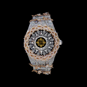 Luxury Two Tone Men's Stainless Steel Iced Diamond Analog Wrist <b>Watch</b> VVS Moissanite Glass Water Resistant 42mm <b>Mechanical</b> <b>Watch</b> - Product Image 5