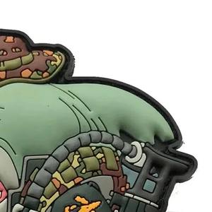 Mejores insignias de PVC bordadas personalizadas para coser, de diferentes tamaños/formas, al por mayor, parches de tela de sarga para gorras, bajo precio - Product Image 6