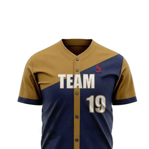 Tenue de baseball rayée pour homme, personnalisée et sublimée, respirante, qualité supérieure, pour sportifs professionnels - Product Image 4
