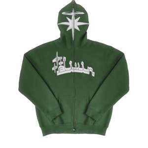 Nesta Sports – Sweat à capuche court zippé unisexe, 500 GSM, 100 % coton, avec logo personnalisé, effet vintage délavé et tricoté - Product Image 5