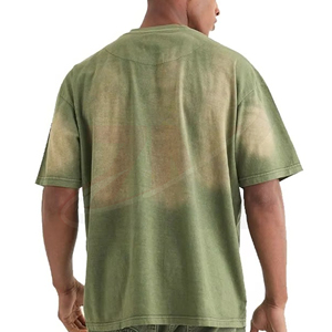Camiseta Oversize para Hombre con Lavado Ácido, de Algodón Suave, Colección de Ropa Casual Urbana Premium, Camiseta Pesada para Hombre con Lavado Ácido - Product Image 5