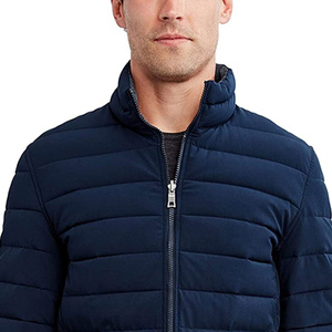 Customizable <b>Men</b> <b>Long</b> Sleeves Puffer <b>Jacket</b> for Winter High Street Style <b>Men</b> Wear <b>Jacket</b> OEM Service Stand Collar Puffer <b>Jackets</b> - Product Image 4
