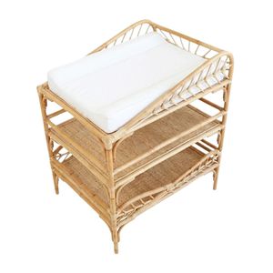 Mesa Cambiador de Bebé de Ratán, Soporte para Baño, Muebles para Niños Pequeños, Estante Multiusos para Cuarto de Bebé, Precio de Fábrica, Barato, Alta Calidad, Artículo en Oferta - Product Image 1