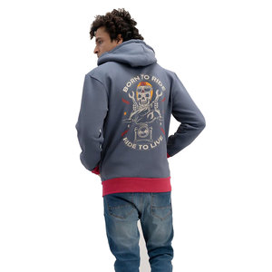 Sudadera con Capucha para Hombre, Corte Regular, Cierre Completo, Impermeable, Bordada, con Logotipo 3D Personalizado, para Invierno - Product Image 4
