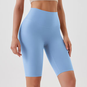 Promotion : Legging sans couture, Pantalon de yoga, Short de yoga taille haute style cycliste, Short de fitness sans couture pour la gym, le sport et l'entraînement - Product Image 3