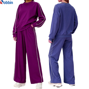 Conjunto Deportivo de 2 Piezas para Mujer, con Logotipo Personalizado, a la Moda, con Cordón Ajustable, Manga Larga, Transpirable, para Yoga y Running - Product Image 1