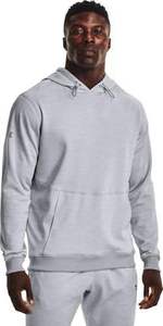 Sweat-shirt à capuche gris clair pour homme, coupe classique, en molleton français, vêtement décontracté avec poche avant, logo sur la manche gauche - Product Image 6