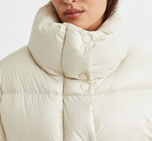 Chaqueta de Pana Acolchada para Mujer, con Capucha, Bordada, de Poliéster Transpirable, de Manga Larga, con Nuevo Diseño Moderno, la Más Vendida - Product Image 4