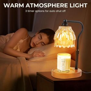 Wireless Remote Control Dimmable Candle Warmer Lamp with <b>Timer</b> Height Adjustable Wax Melts for Jar Candles - Product Image 6