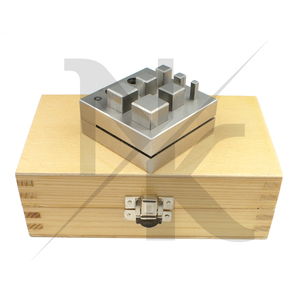 Professional Jewelry Making Tools Square Rectangle <b>Disc</b> Cutter Stainless Steel Punching Machine Set <b>Gold</b> Silver Sheet Cutting - Product Image 4