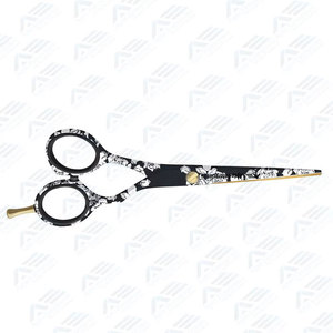 Ciseaux de barbier professionnels Apto Enterprises AE-9683 en acier inoxydable japonais 440c - Design personnalisé écologique pour usage en salon - Product Image 5