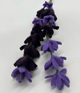 Handcrafted <b>Wool</b> Felt Lavender Stems – Eco-Friendly Everlasting Floral Decor - Product Image 1