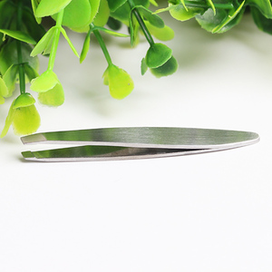 Low MOQ Stainless Steel Mini 7 cm Eyebrow Tweezers Eyelash <b>Extension</b> Tweezers - Product Image 1