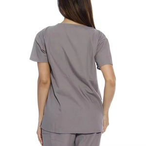 Nuevo Estilo, Marca M&F, Diseño de Fábrica, Uniformes Médicos Unisex, Conjuntos de Uniformes Quirúrgicos, Tela de Punto Denim, Modelo para Uso Hospitalario - Product Image 4