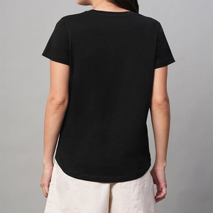 Camisetas de Verano para Mujer al por Mayor con Logotipo Personalizado, Corte Redondo, Manga Corta, Ajuste Regular, Transpirables, Ligeras y de Secado Rápido - Product Image 3