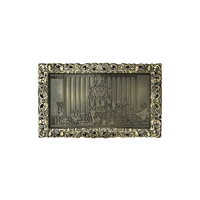 Épinglette en métal 3D personnalisée, style antique et vintage, avec motif en relief, épinglette émaillée classique, badge décoratif en métal pour collection et exposition