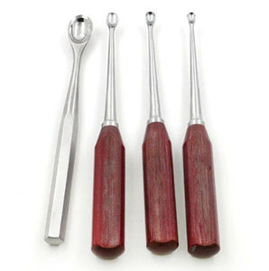 Instruments vétérinaires orthopédiques manuels réutilisables en acier inoxydable, 4 pièces : Coupe-ligaments fémoraux, Cuillère Hatt, Instrument chirurgical - Product Image 2