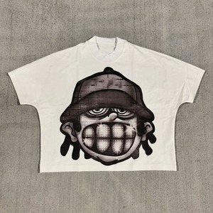 Ensemble de t-shirts coupe ample avec logo imprimé, fabriqué sur mesure en usine, haute qualité, poids lourd, ensemble 2 pièces imprimé numériquement - Product Image 6
