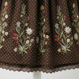 Robe Dirndl Haute Performance pour Femme en Tissu Respirant avec Broderie Allemande, Longueur Genou, Sans Manches, Imprimée sur Mesure - Product Image 6