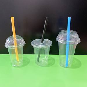 Vasos Desechables de Plástico PET Transparente de 14oz con Tapa, Diseño Más Reciente 2026, para Bebidas Frías, Café Helado, Latte, Jugo, Smoothie - Product Image 5