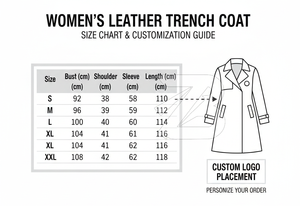 Women Genuine Leather <b>Trench</b> Coat Custom Logo OEM ODM Wholesale Long Belted Double Breasted Outerwear - Product Image 6