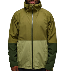 Color Block Hooded Winter Windbreaker <b>Jacket</b> Unisex Outdoor Canvas Zipper Waterproof Rain <b>Jackets</b> Men - Product Image 4