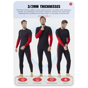 Combinaison de plongée pour hommes, haute élasticité, 3mm d'épaisseur, équipement de plongée sous-marine pour eau froide, protection thermique, combinaison de plongée en apnée, équipement sous-marin - Product Image 4