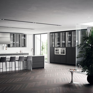 Ensemble complet d'armoires de cuisine intelligentes de luxe de style européen moderne, personnalisées pour le marché vietnamien, avec tiroirs coulissants et paniers - Projet JY - Product Image 2