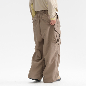 <span class=keywords><strong>Pantaloni</strong></span> Cargo Unisex Mimetici per Esterni, Impermeabili in Tessuto Ripstop, Vestibilità Ampia <span class=keywords><strong>con</strong></span> Tasche Multiple e Design <span class=keywords><strong>con</strong></span> Orlo Regolabile - Product Image 6