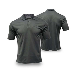 Camiseta de Manga Corta para Hombre, Color Sólido, Algodón, con Logotipo Estampado en la Parte Delantera, Informal, Transpirable, Tejido de Punto, 100g, Diseño Liso Teñido - Product Image 2