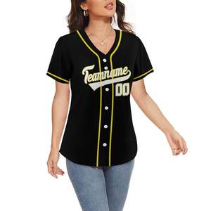 Maillots en polyester pour femmes, vêtements de baseball, séchage rapide, tenue d'équipe, faible MOQ, approvisionnement direct usine - Product Image 4