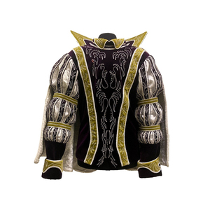 Traje de Príncipe de Carnaval para Hombre, Diseño Único, Tradicional, de Terciopelo Negro, Bordado - Product Image 1