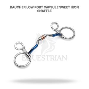 Mors Baucher Low Port Capsule en fer doux pour l'entraînement et le contrôle équestre - Product Image 2