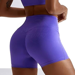 Conjunto Deportivo de Dos Piezas para Mujer, Shorts de Yoga Cómodos de Cintura Alta, para Gimnasio, Entrenamiento, Fitness, Running, Pilates - Product Image 6