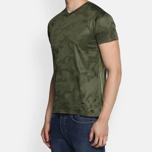 T-shirt personnalisé en tissu durable pour homme, ultra doux, col rond, style streetwear, 100% coton, séchage rapide, respirant, léger - Product Image 4