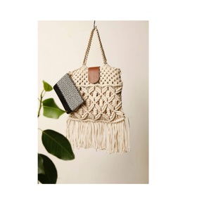 Nuevo Bolso de Mano de Macramé, Diseño Moderno, para Compras, Uso Diario, Casual, Plegable, de Viaje, Colorido, al Precio Más Bajo - Product Image 4