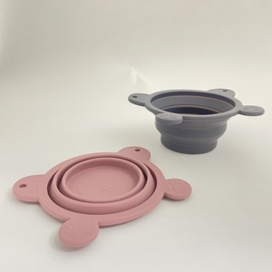 Bol à eau pliable pour animaux de compagnie – Silicone de qualité alimentaire, compatible micro-ondes et congélateur, bol portable pour chien pour les voyages, la randonnée et les promenades quotidiennes - Product Image 6