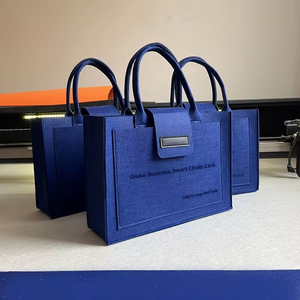 Non-Woven Large Capacity <b>Tote</b> <b>Bag</b> Custom Logo Gift Handbag Fashion Carryall for Computer and Daily Use - Product Image 2