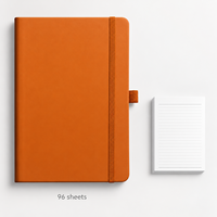 Carnet à couverture rigide en PU avec logo personnalisable, journal d'affaires multicolore pour le bureau, l'école et les cadeaux