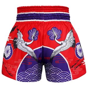 Pantalones Cortos de Boxeo Unisex Personalizados OEM, Sublimados, para Muay Thai y Artes Marciales, de Satén Transpirable que Absorbe la Humedad, Venta al Por Mayor OEM - Product Image 3